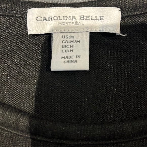 Women’s black sweater with ruffles - Picture 5 of 6